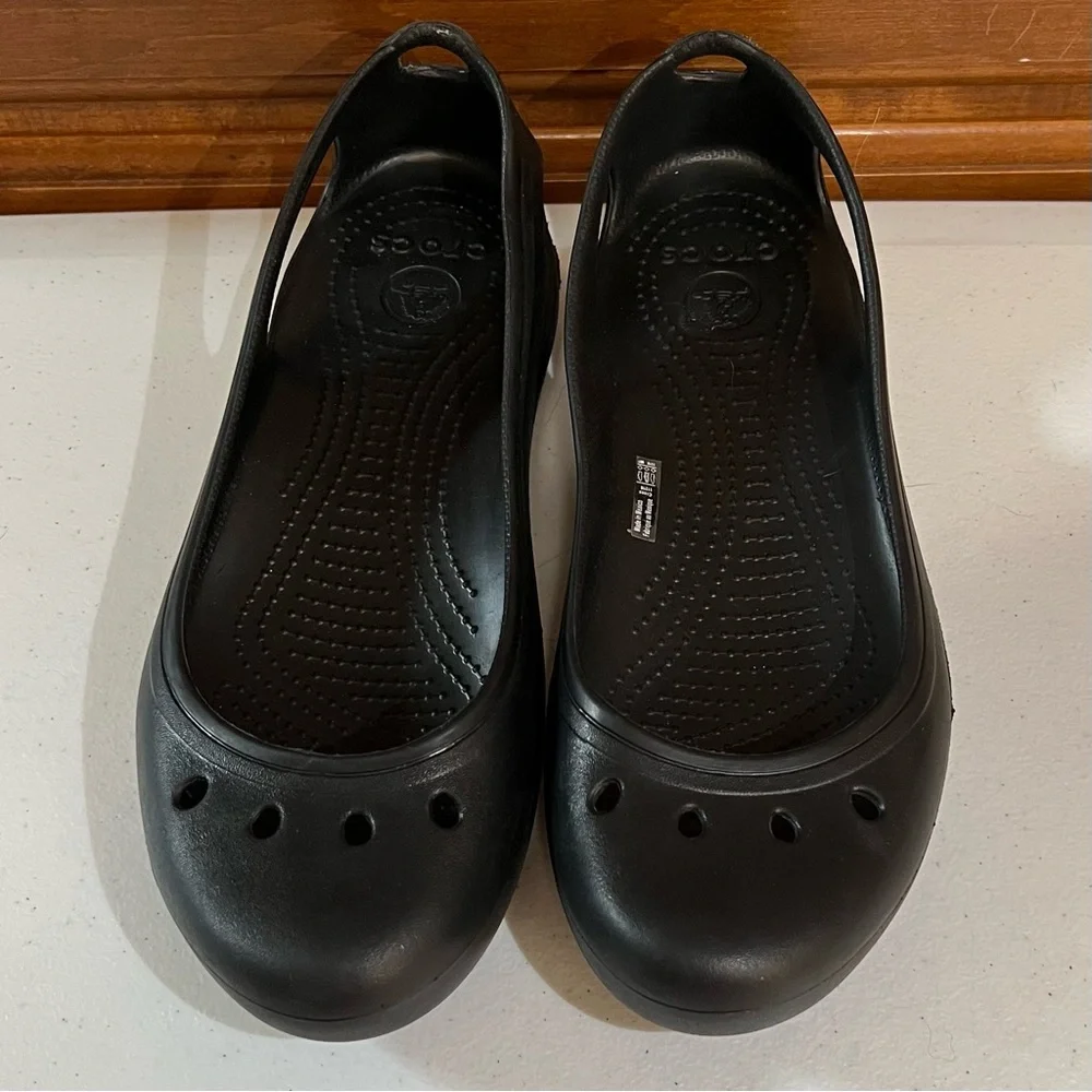 Crocs Kadee Flats | Black | Women’s Size 11 - Picture 2 of 10